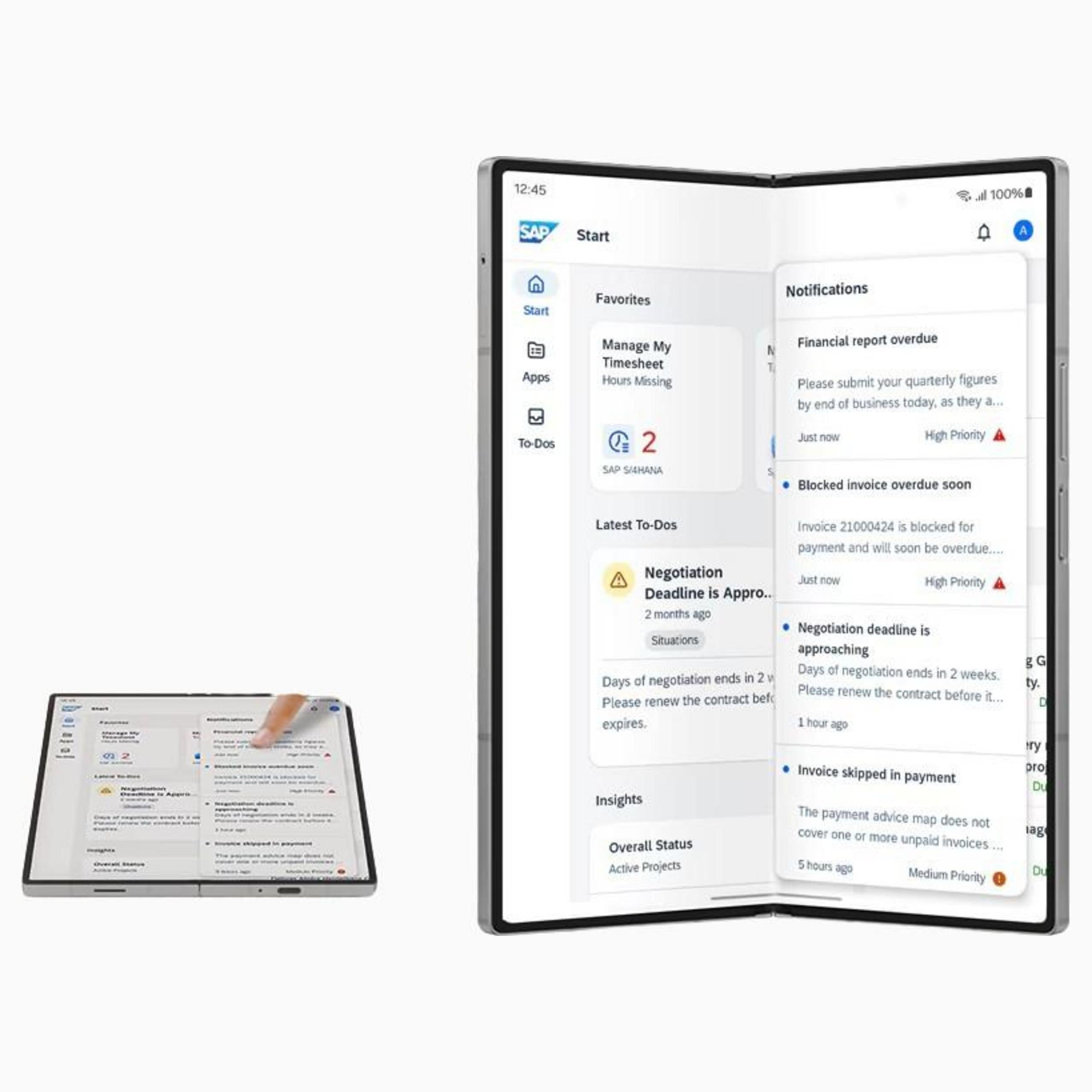 Srebrny | Samsung Galaxy Z Fold6 8